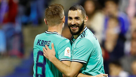 Karimas Benzema ir Toni Kroosas