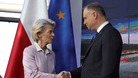 Ursula von der Leyen ir Andrzejus Duda