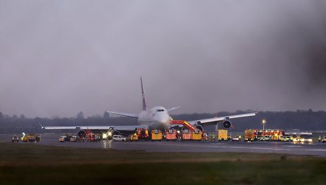 Lainerio „Virgin Atlantic“ avarinis nusileidimas Gatviko oro uoste  2014 m. gruodžio 29 d. 