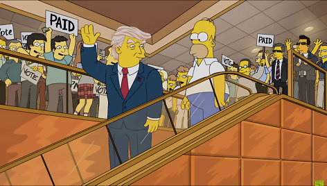 Donaldas Trumpas „Simpsonuose“