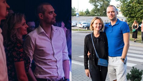 Tadas Vidmantas su žmona Lina