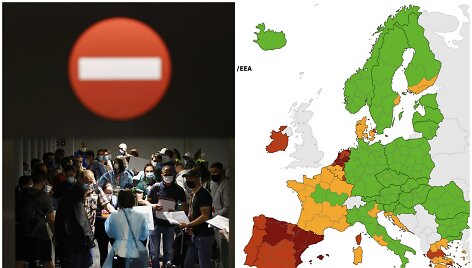 Airija &scaron;ią savaitę pateko į raudonąją zoną