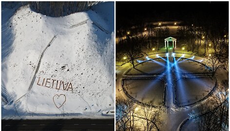 Jurbarko kra&scaron;tas originaliai paminėjo V16: Rojaus kelyje &ndash; dovanos Lietuvai