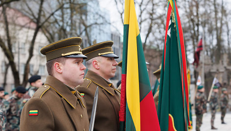 Šaulių vėliavos perdavimo ceremonija