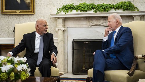 Ashrafas Ghani ir Joe Bidenas