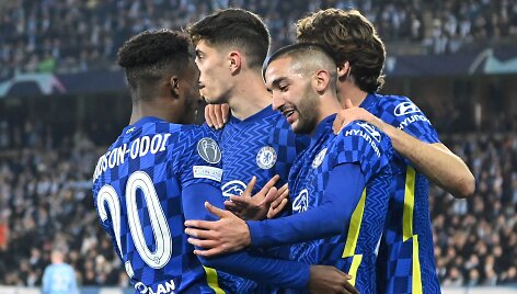 Londono &bdquo;Chelsea&ldquo; įveikė Malmės ekipą 1:0.