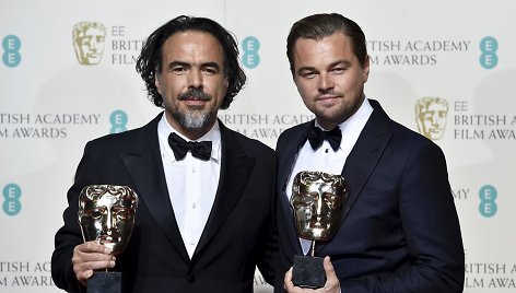 Alejandro Gonzalezas Inarritu ir Leonardo DiCaprio 