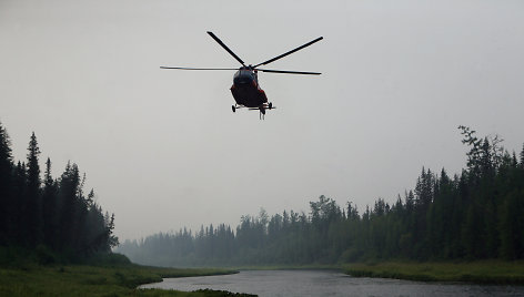 Asociatyvinė iliustracija: sraigtasparnis Mi-8