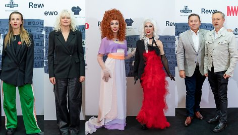 Neringa Rekašiūtė, Laura Paukštė, Drag karalienės, Vladimiras Simonko su draugu