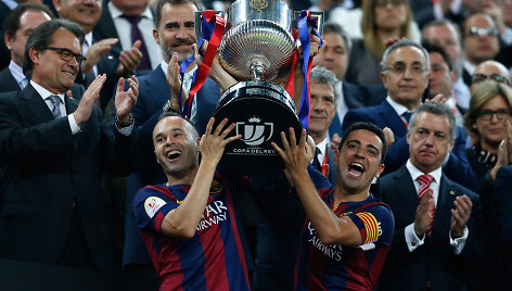 Andresas Iniesta ir Xavi