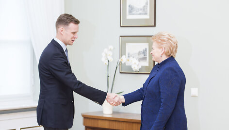 Gabrielius Landsbergis ir Dalia Grybauskaitė