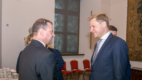 Saulius Skvernelis ir Remigijus &Scaron;ima&scaron;ius