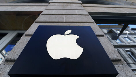 &bdquo;Apple&ldquo; parduotuvės i&scaron;kaba Bordo mieste, Prancūzijoje
