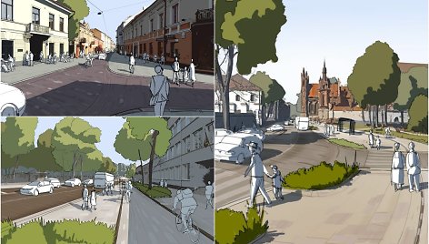 Rengiami Trakų, Barboros Radvilaitės ir Maironio gatvių pertvarkymo projektai