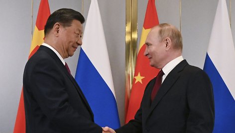 Xi Jinpingas ir Vladimiras Putinas