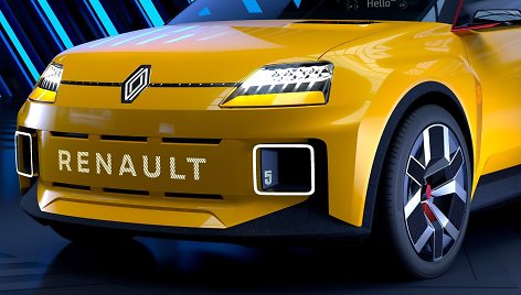 „Renault 5 Prototype“ papuoštas nauju logotipu