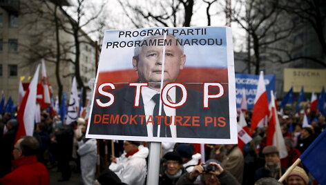 Protestai Lenkijoje