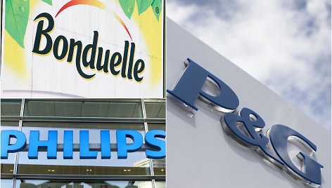 „Bonduelle“, „Philips“ ir „P&G“