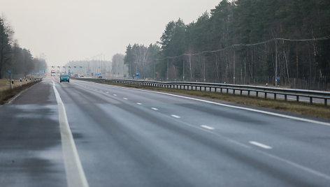 Kontrolės įranga kelyje Kaunas-Jonava