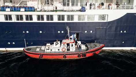 Laivo &bdquo;MV Hondius&ldquo; evakuacija