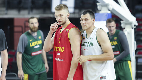 Domantas Sabonis ir Jonas Mačiulis