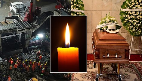 „Jet Set“ naktinio klubo griuvėsiai, pagerbiamas Rubby Pérezo atminimas