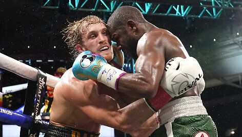 Loganas Paulas (kairėje) ir Floydas Mayweatheris