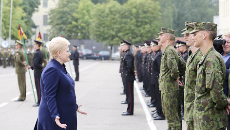 Prezidentė Dalia Grybauskaitė dalyvavo mokslo ir žinių šventėje Generolo Jono Žemaičio Lietuvos karo akademijoje