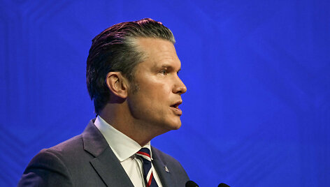 Pete'as Hegsethas / JAM STA ROSA / AFP