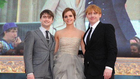 Danielis Radcliffe'as, Emma Watson, Rupertas Grintas