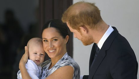 Princas Haris ir Meghan Markle su sūnumi Archie