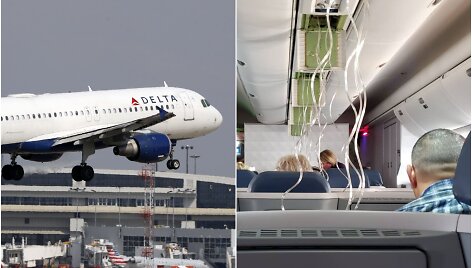 &bdquo;Delta Air Lines&ldquo; lėktuve