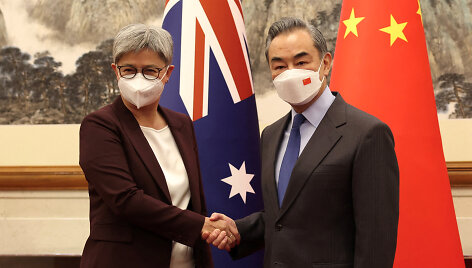 Penny Wong ir Wang Yi