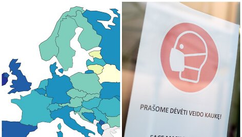 Kurios Europos valstybės taiko griežčiausias priemones dėl COVID-19?