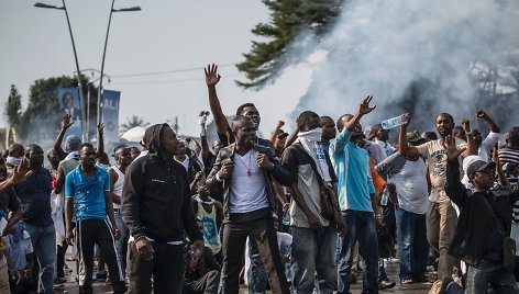 Protestai Gabone