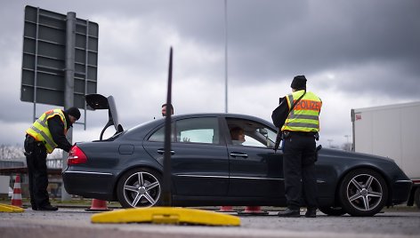 Tarp Europos Sąjungos šalių patruliuojantys policininkai