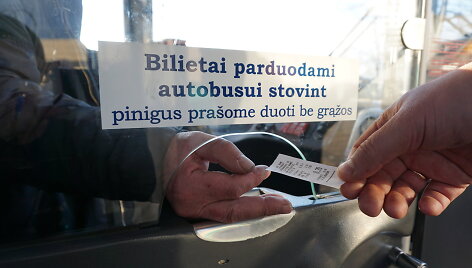 Vie&scaron;ojo transporto bilietas