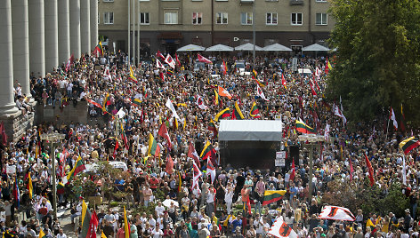 Protestas prieš Galimybių pasą