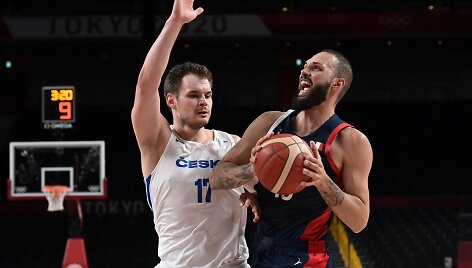 Jaromiras Bohačikas prie&scaron; Evaną Fournier