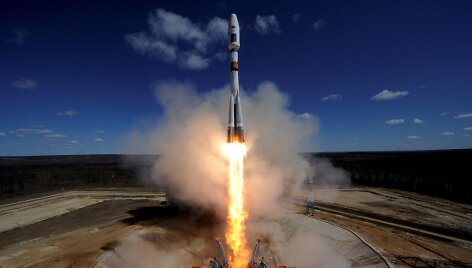 Rusija paleido raketą i&scaron; naujojo kosmodromo