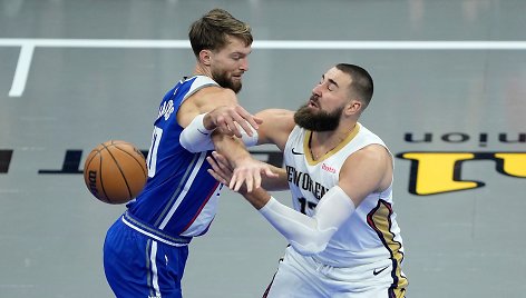 Jonas Valančiūnas ir Domantas Sabonis