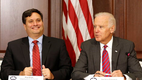 Ronas Klainas ir Joe Bidenas