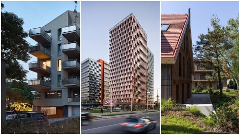 Gyvenamosios paskirties projektai: i&scaron; kairės &ndash; &bdquo;Alėja 18&ldquo;, &bdquo;Skylum&ldquo;, &bdquo;12 terasų&ldquo;