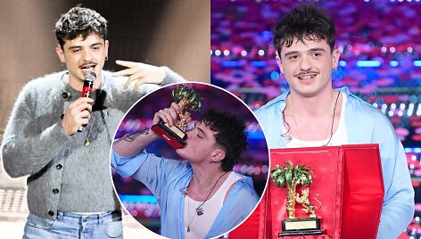 Sanremo muzikos festivalį laimėjo Olly