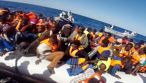 Migrantai Viduržemio jūroje