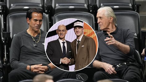 Erikas Spoelstra, Adamas Silveris, Kasparas Jakučionis, Patas Riley