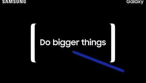 Kvietimas į naujo &bdquo;Samsung&ldquo; įrenginio pristatymą