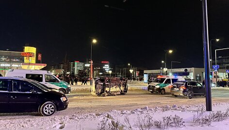 Ozo gatvėje susidūrė keturi automobiliai: