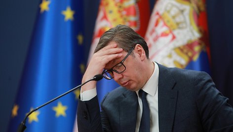 Serbijos prezidentas Aleksandras Vučičius