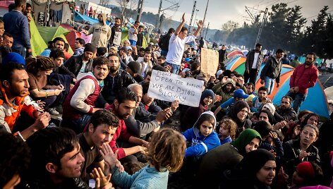 Idomeni(Graikija) pabėgėlių stovykla